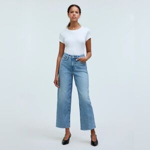 -new- MADEWELL Curvy Wide Leg Crop Jeans